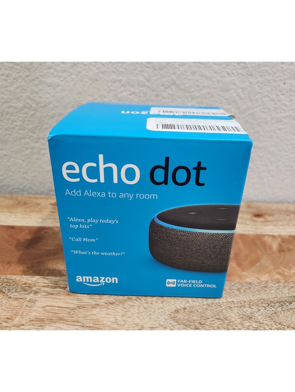 Amazon Echo Dot 3rd Generation Smart Speaker Charcoal Black BRAND NEW SEALED